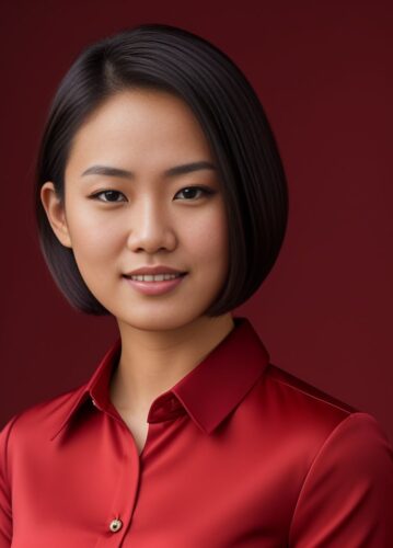 Young Asian Woman Professional Headshot