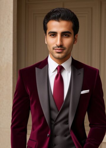 Middle-Eastern Man in a Formal Photo