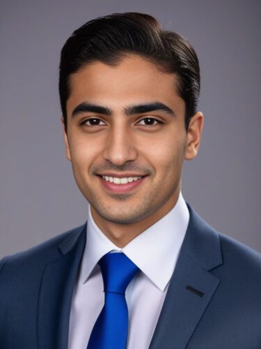Professional Headshot of Young Arab Man