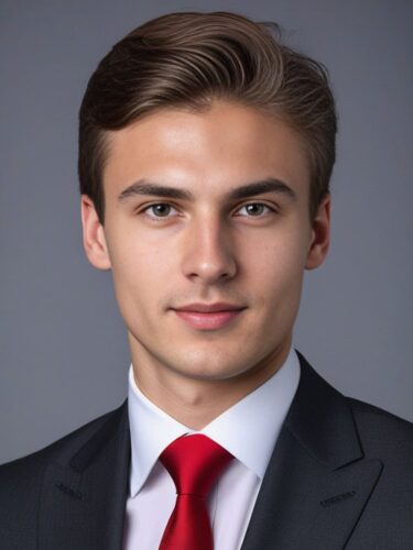 Professional Headshot of a Young East European Man