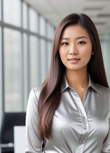 Young Asian Woman with Professional Headshot