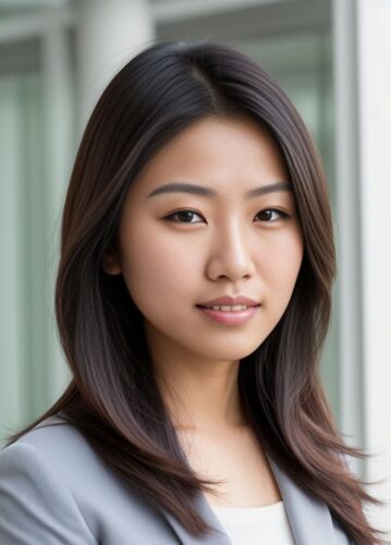 Headshot of Asian Woman Biotech Engineer