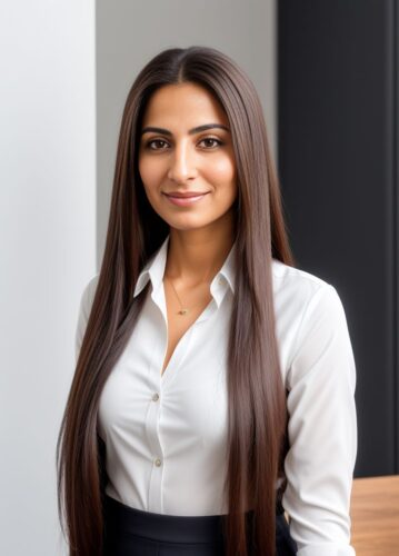 Professional Headshot of a Middle Eastern Woman