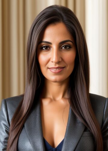 Professional Headshot of a Middle Eastern Woman