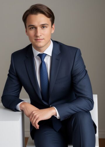 Professional LinkedIn Photo of a Young Legal Consultant