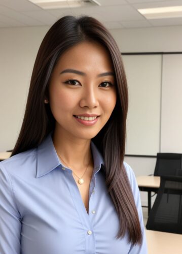 Headshot of Asian Woman Corporate Trainer