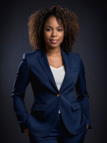 Professional Headshot of a Young Black Woman