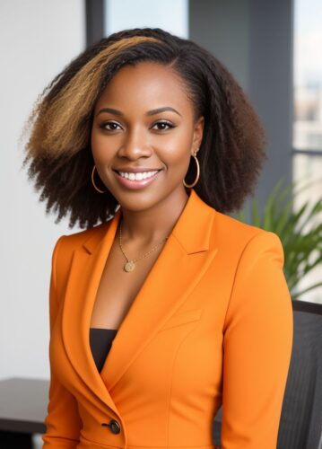Professional Headshot of a Young African-American Woman