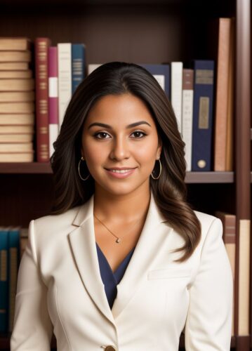 Headshot of a Young Hispanic Woman Attorney