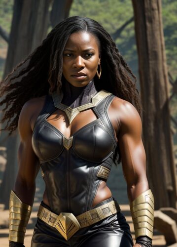 Black SuperHero Woman