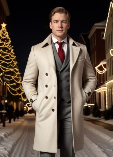 White Man in Classic Detective Overcoat