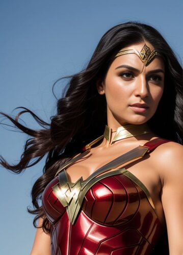 Middle-Eastern SuperHero Woman