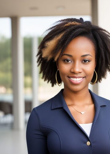 Professional Headshot of Young African-American Woman
