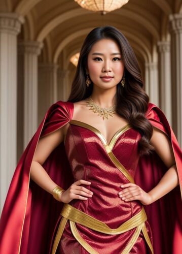 Asian SuperHero Woman