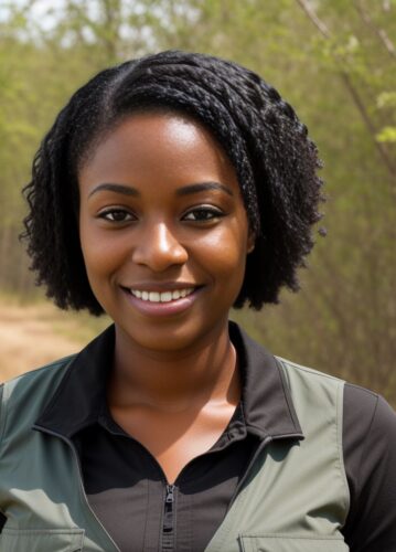 Headshot of a Young Black Woman Environmental Scientist