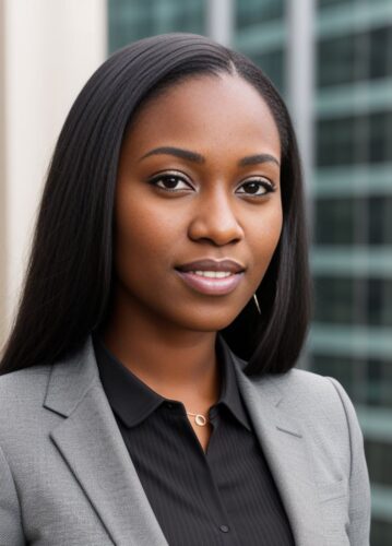 Headshot of a Young Black Woman Data Scientist