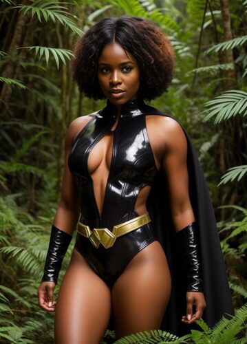 Black SuperHero Woman with the ability to control animals