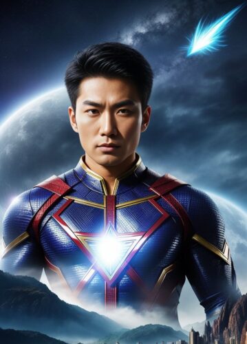 Asian SuperHero Man with dream manipulation powers
