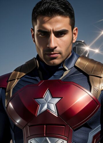 Middle-Eastern SuperHero Man