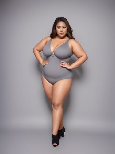 Fashion Underwear Model – Southeast Asian Plus Size Woman