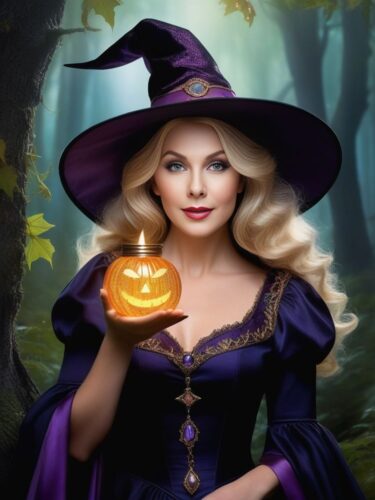 Charming Witch in Enchanted Forest