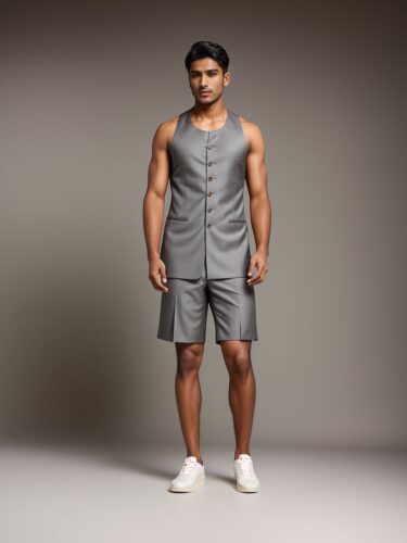 Young South Asian Man in Fashion Apparel Shoot
