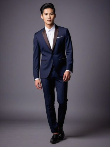 Elegant Young Asian Male Model