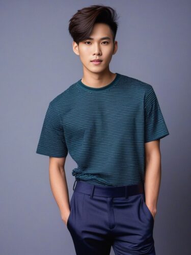 Cool Young East Asian Male Model