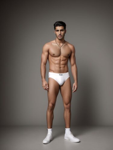 Young Middle-Eastern Man Modeling
