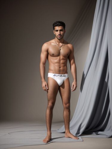 Young Middle-Eastern Man in Fashion Shoot