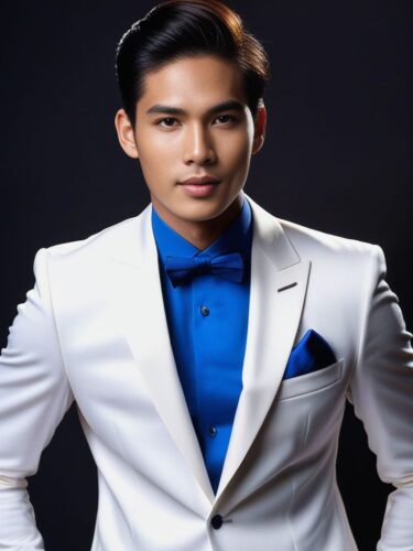 Glamorous Young Southeast Asian Male Model