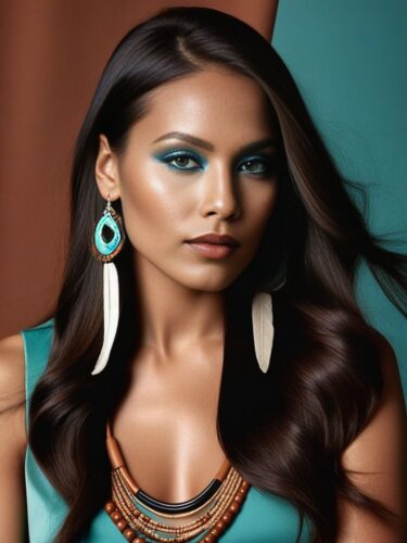 Native American Glam Woman