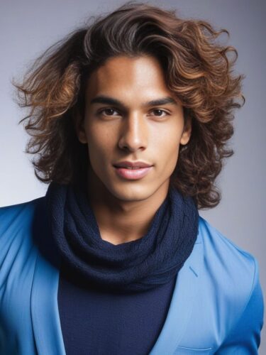 Vibrant South American Male Model
