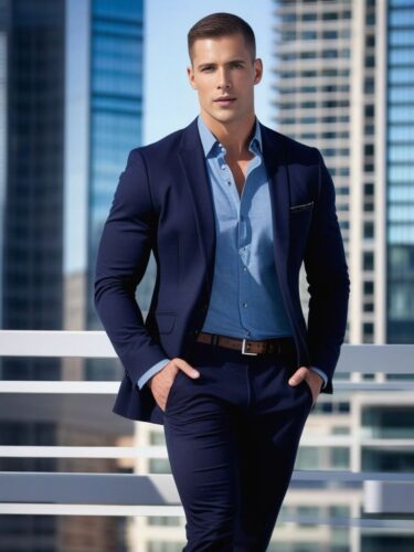 Male Model in Smart Casual Outfit