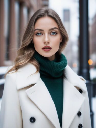 White Instagram Model with Mesmerizing Green Eyes
