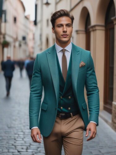 Suave Young Male Instagram Model in European Fashion Look