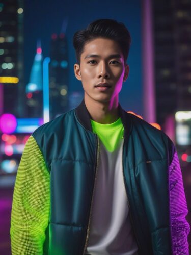 Southeast Asian Male Instagram Model in Trendy Urban Outfit