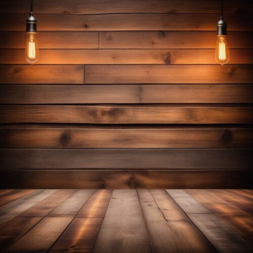 Product Photography Background with Rustic Wood Planks Texture
