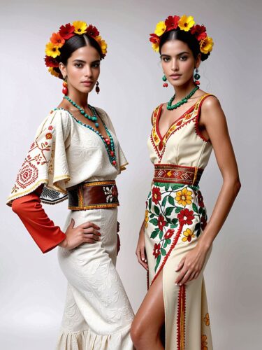 Spanish Beauty Models Showcasing Cultural Heritage Through Fashion