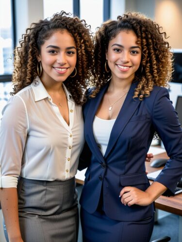 Diverse Female Professionals in Office Setting