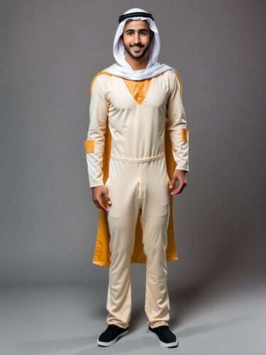 Cheesecake Man: A Middle Eastern Young Man in a Unique Costume