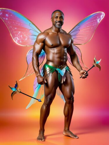 Magical Transformation: Black Man as Fairy