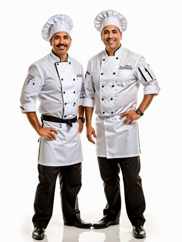 Two Hispanic Chefs in Their 40s: Best Friends in Action