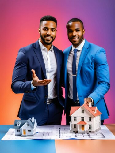 Diverse Professionals: Real Estate Agent and Architect