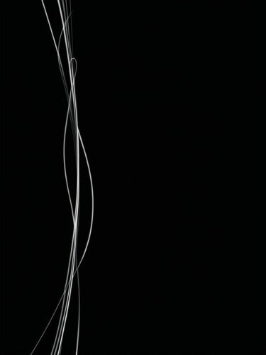 Abstract Lines on Black Background