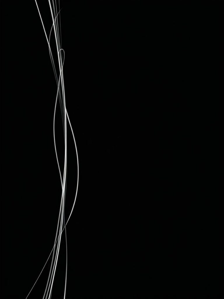 Abstract Lines on Black Background | Pincel