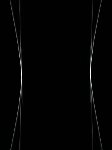 Dynamic Abstract Lines on Black Background