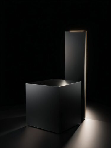 Elegant Black Pedestal for Premium Showcasing