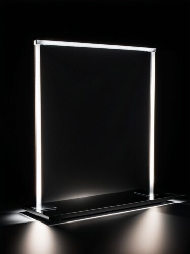 Elegant Product Display on Reflective Stand
