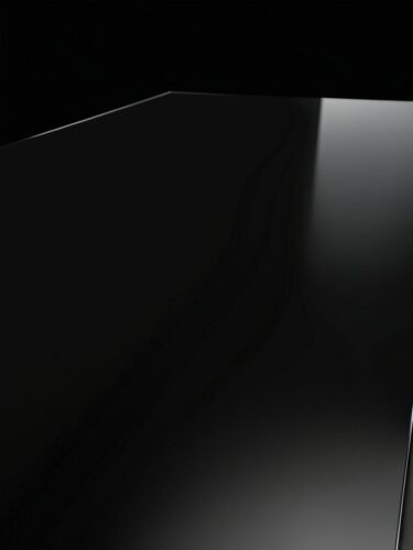 Sleek Black Surface for Premium Products